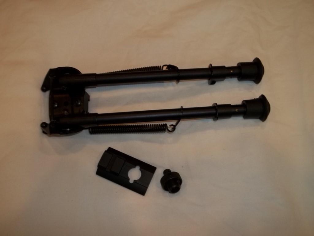 Apache 9-15 Inch Adjustable Bipod with Adapter