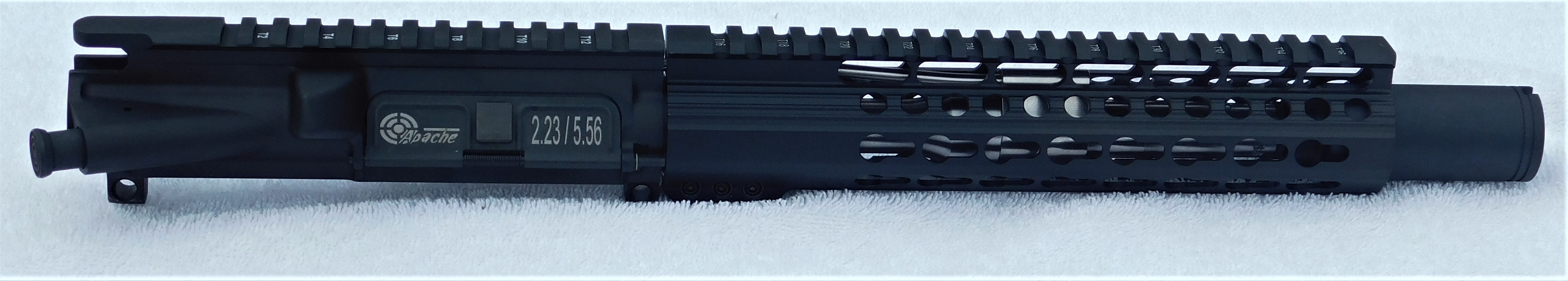 5.56 8.5 inch SS with Flash Can and 9.5 inch Apache Rail