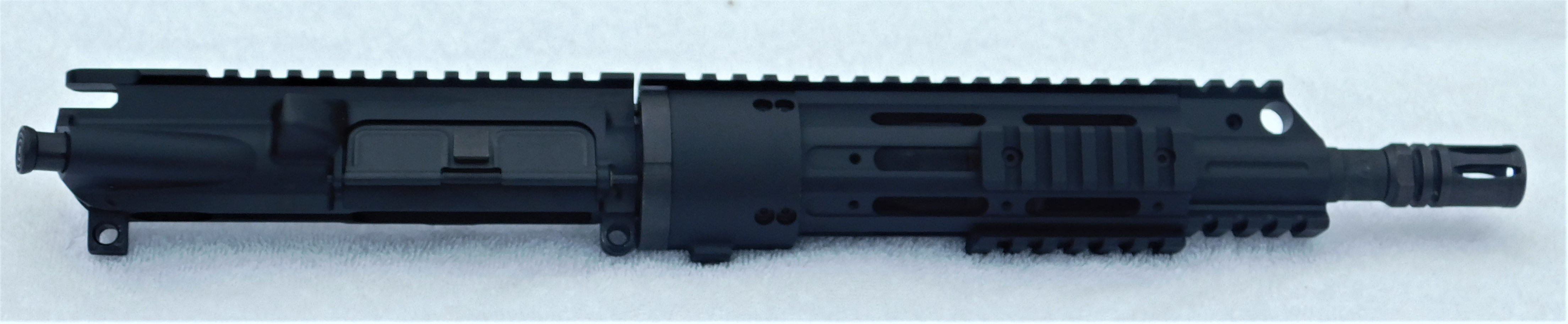 5.56 10.5 inch with 7.5 inch Monolithic and Foux Rail Height Gas Block
